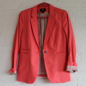 Coral H&M blazer